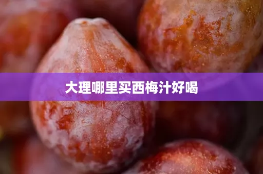 大理哪里买西梅汁好喝