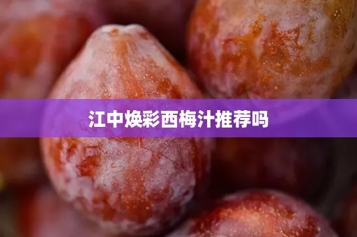 江中焕彩西梅汁推荐吗