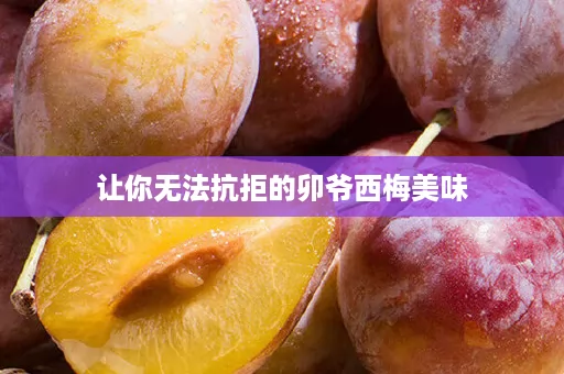 让你无法抗拒的卯爷西梅美味